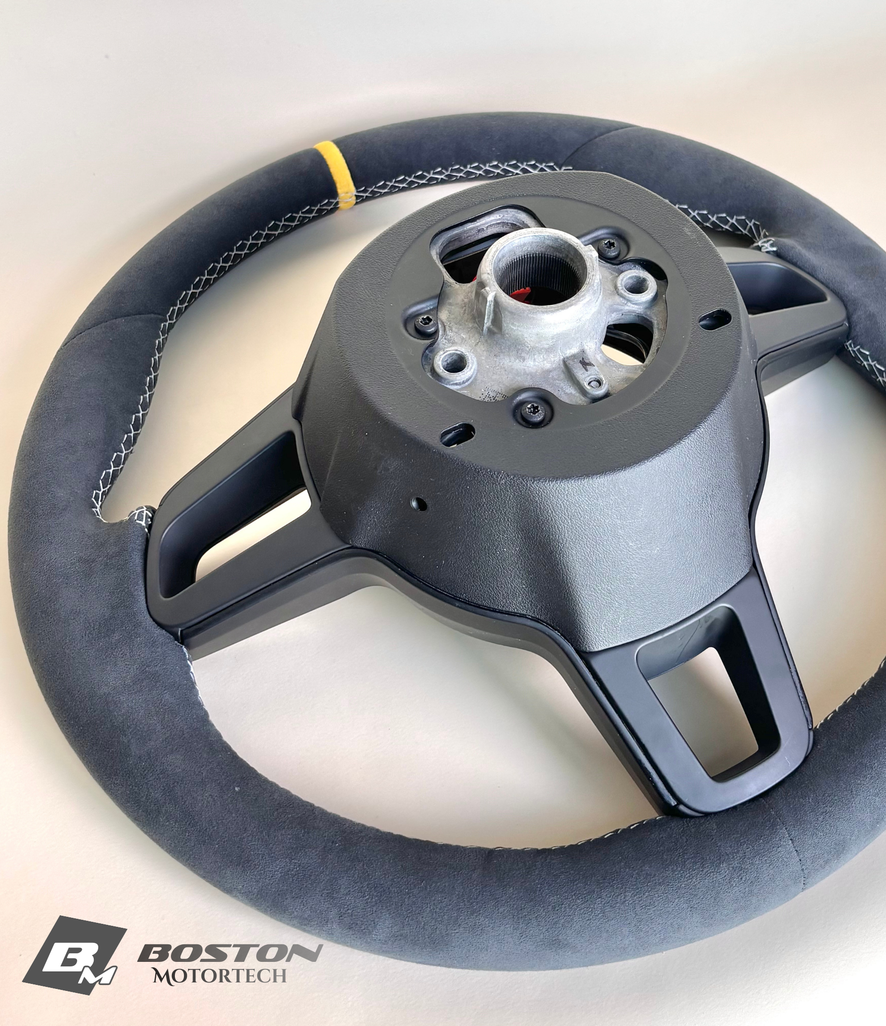 Porsche 991.2 OEM Manual GT3 Steering Wheel w/ Yellow 12-O’Clock Stripe