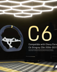 Corvette C6 2006–2011 Alcantara Steering Wheel, D-Shape