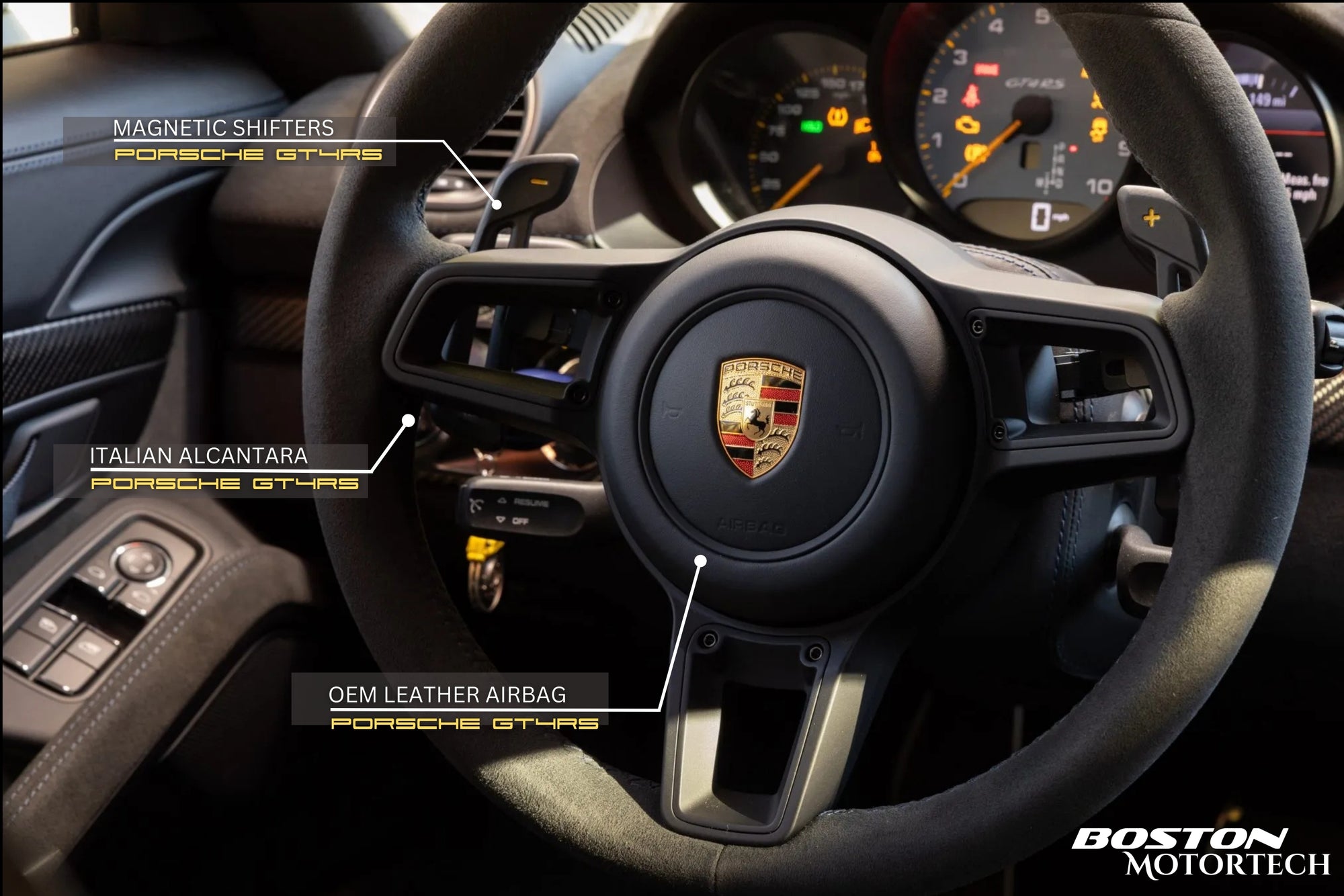 Porsche GT4RS Alcantara Steering Wheel