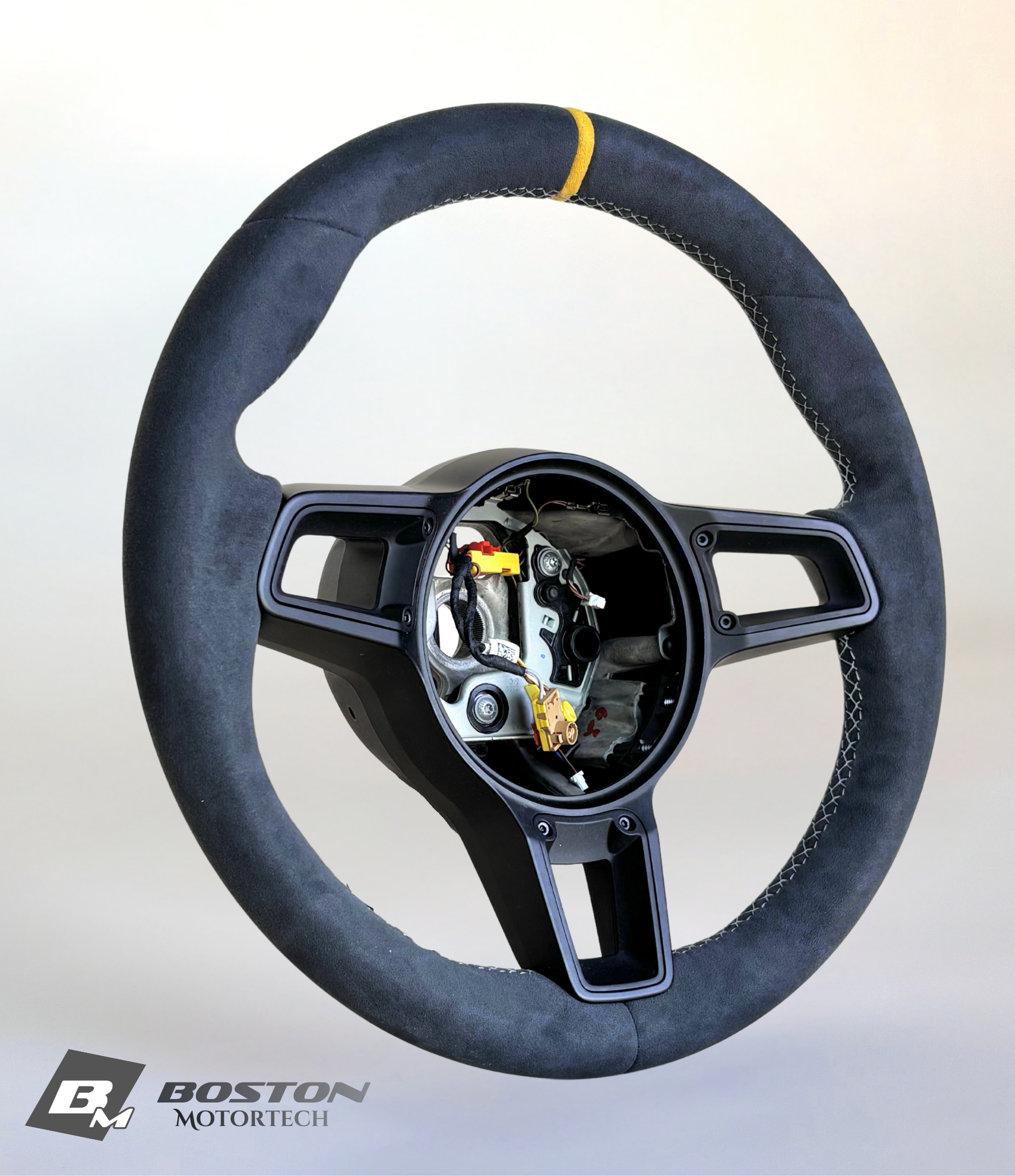 Porsche 991.2 OEM Manual GT3 Steering Wheel w/ Yellow 12-O’Clock Stripe