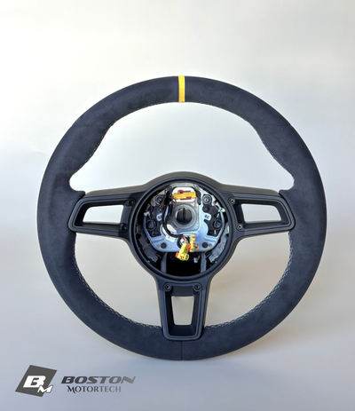 Porsche 991.2 OEM Manual GT3 Steering Wheel w/ Yellow 12-O’Clock Stripe