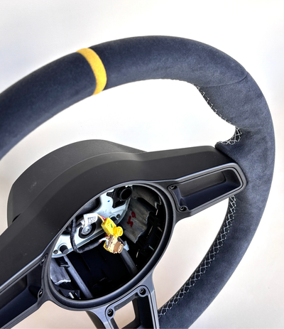 Porsche 991.2 OEM Manual GT3 Steering Wheel w/ Yellow 12-O’Clock Stripe
