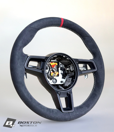 Porsche 991.2 OEM PDK GT3 Steering Wheel w/ Red 12-O’Clock Stripe