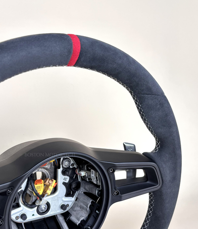 Porsche 991.2 OEM PDK GT3 Steering Wheel w/ Red 12-O’Clock Stripe