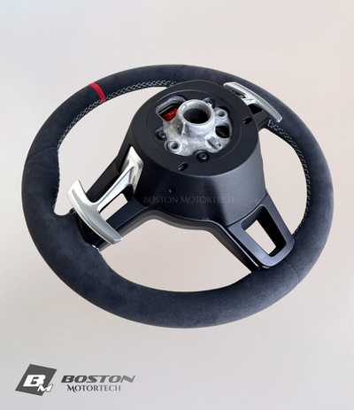 Porsche 991.2 OEM PDK GT3 Steering Wheel w/ Red 12-O’Clock Stripe