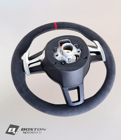 Porsche 991.2 OEM PDK GT3 Steering Wheel w/ Red 12-O’Clock Stripe
