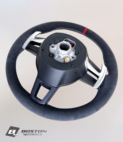 Porsche 991.2 OEM PDK GT3 Steering Wheel w/ Red 12-O’Clock Stripe