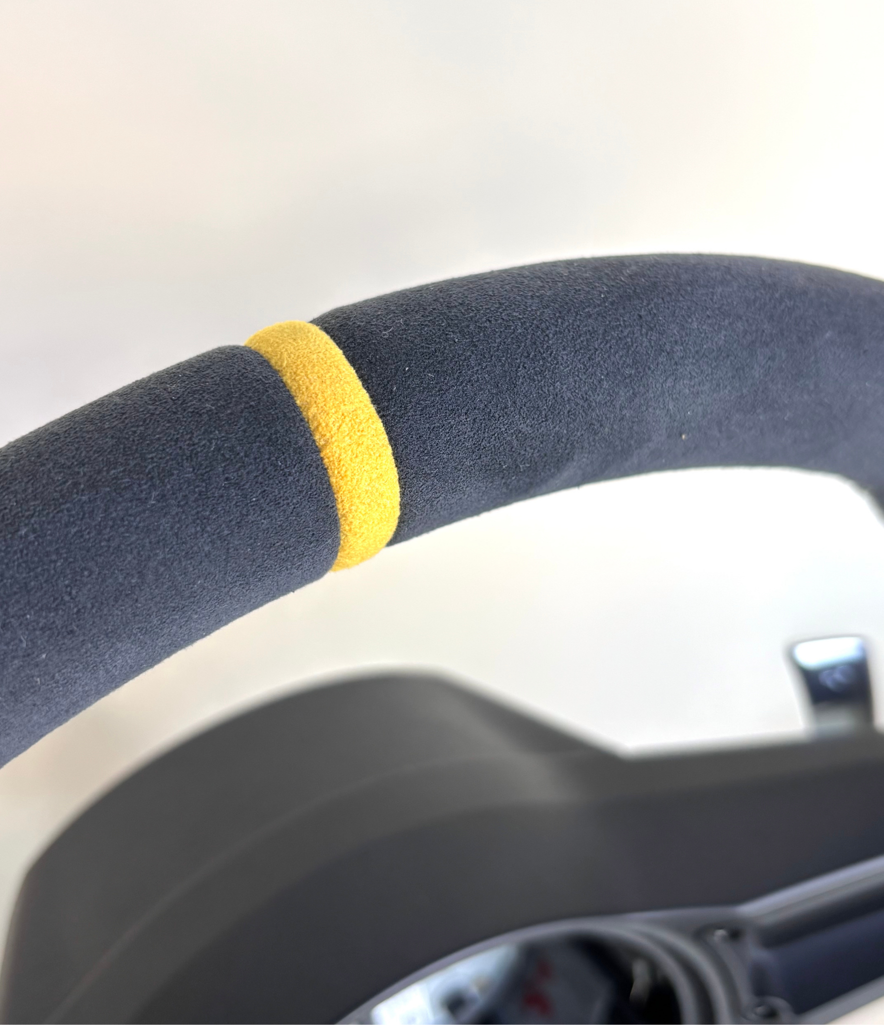 Porsche 991.2 OEM PDK GT3 Steering Wheel w/ Yellow 12-O’Clock Stripe