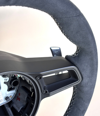 Porsche 991.2 OEM PDK GT3 Steering Wheel w/ Yellow 12-O’Clock Stripe