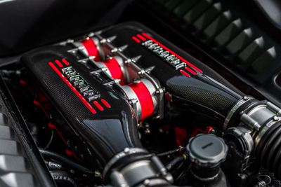 Ferrari 458 Italia Real Carbon Fiber Engine Bay Cover
