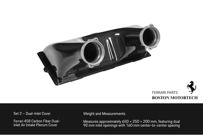 Ferrari 458 Italia Real Carbon Fiber Engine Bay Cover