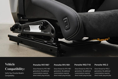 Porsche GT Bucket Seats Set (2 Seats) For 718 981 982 991 997 911